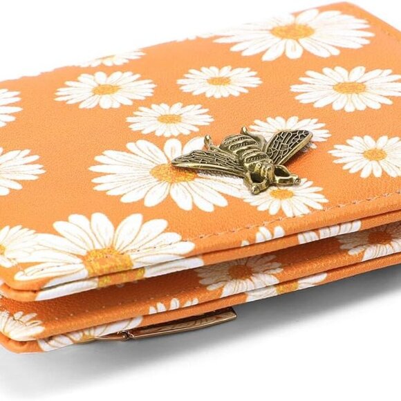 Small Women Wallet RFID Blocking Bifold Pocket Wallet Slim Compact Ladies Purse - Picture 5 of 5